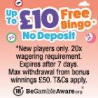 Get £10 free bingo
