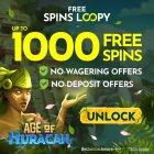 Claim up to 1000 free spins